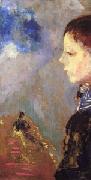 Odilon Redon, Portrait of Ari Redon with Sailor Collar